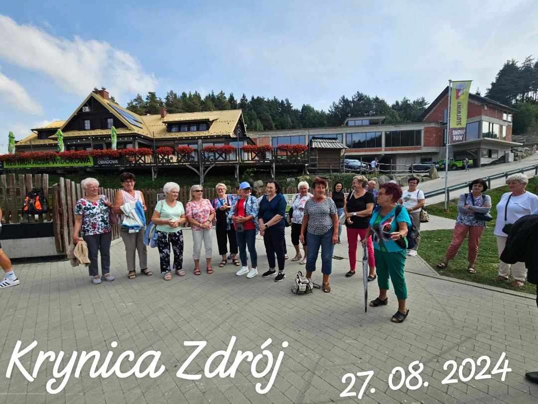 Wycieczka krajoznawcza dla Seniorów - Krynica Zdrój 2024