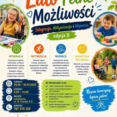 Lato Pełne Możliwości-Wakacyjna Integracja i Wsparcie-edycja II