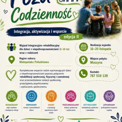 Poza Codzienność-Integracja, aktywizacja i wsparcie-edycja II